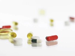 HD SLOW MOTION: Medicaments Rolling On A Glass Stock Footage