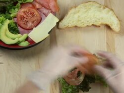 Croissant prep Stock Footage