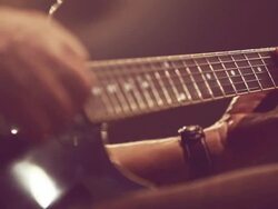 Guitar player Stock Footage