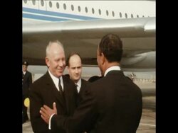 SYND 14/01/71 SOVIET PRESIDENT PODGORNY ARRIVES News Clip