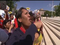 Bucking the Obama administration, Supreme Court justices seemed to find little trouble Wednesday with major parts of Arizona''s tough immigration law that require police to check the legal status of people they stop for other reasons. News Clip