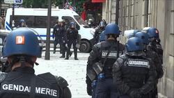 CLEAN : Anti gay protesters arrested for scaling News Clip