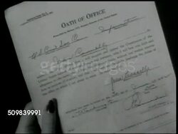 Clerks at desks with index cards Instructional Video