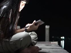 Tablet User Lifestyle Stock Footage