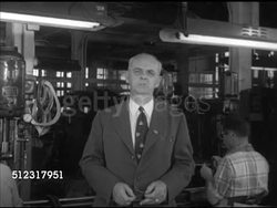 1952: BUSINESSMEN: VS Parts manufacturing plant & business owner Herbert Darling in factory talking about voting for Dwight Eisenhower for 1952 U.S. Presidential elections, government, small business man, lower taxes (SOT). Instructional Video