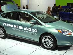 2013 Ford Focus Electric montage Stock Footage