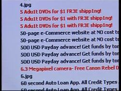 Crackdown on illegal copyright network and spammers News Clip