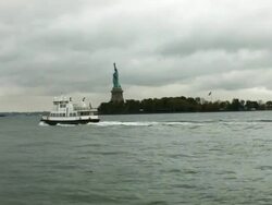 Gloomy, Rainy Weather Descends On New York City Stock Footage