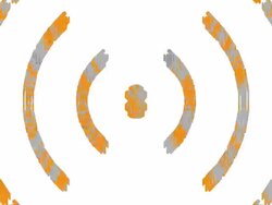 Networking with figure symbol expands Stock Footage