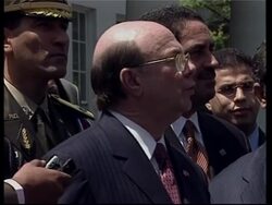 Dom Rep leader visits White House News Clip