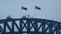 Sydney Harbor Bridge, Australia Stock Footage