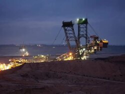 TIME LAPSE: Open Cast mining Stock Footage