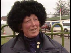 UK: AINTREE RACE COURSE: BOMB SCARE AT GRAND NATIONAL UPDATE News Clip