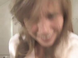 bathroom - song &quot;Hot and Cold&quot; Stock Footage