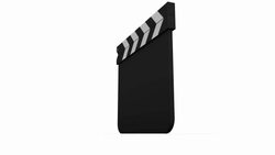 Movie clapperboard Stock Footage
