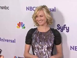 Yvonne Strahovski at the NBC Universal Press Tour All-Star Party at Los Angeles CA. (Footage by WireImage Video/Getty Images Entertainment Video) Stock Footage