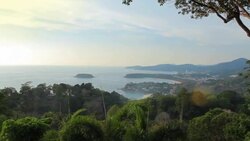 Phuket, Thailand viewpoint Stock Footage