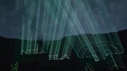 CLEAN : Mandela's face projected on Table Mountain News Clip