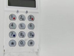 Alarm System setting up Stock Footage