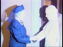 ITALY: BRITAIN'S QUEEN ELIZABETH II MEETS THE POPE News Clip