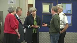Theresa May visits Plymouth Fisheries News Clip