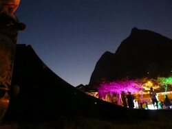 Skateboarding In Rio De Janeiro Stock Footage