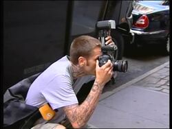 Naked PETA members demonstrate at Burberry News Clip