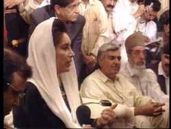 Pakistan - Pro Bhutto demonstration News Clip