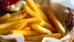 french fries Stock Footage