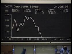 GERMANY: FRANKFURT: DAX INDEX REACTS TO TURMOIL GRIPPING RUSSIA Instructional Video