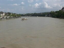 Rhine River - Basel (5) Stock Footage