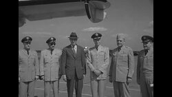 Averell Harriman at McChord AFB in Tacoma, Washington News Clip
