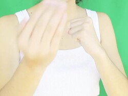 Girl boxing fighting Stock Footage