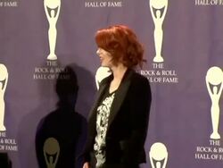 21st Annual Rock and Roll Hall of Fame Induction Ceremony press room Stock Footage