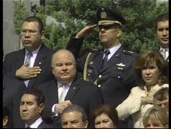 El Salvadoran President Saca meets President Fox News Clip