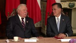 CLEAN: Romney in Poland for trip down Cold War memory lane News Clip