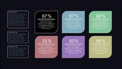 Infographic statistic HUD animation Stock Footage