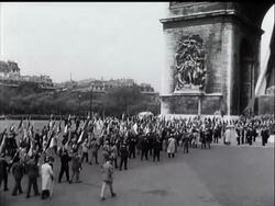 FRANCE CELEBRATES ""PEACE DAY"" News Clip