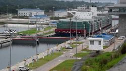 CLEAN : Chinese ship inaugurates expanded Panama Canal News Clip
