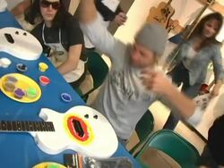 Gibson Guitar 'Paint For PEP' Charity Event Stock Footage