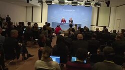 CLEAN : Migrants Merkel insists on cooperation with Turkey News Clip