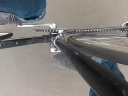 Cycling point of view Stock Footage