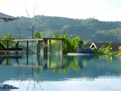 HD Hotel pool Stock Footage