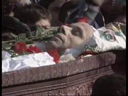 Albania - Funeral march turns into protest News Clip