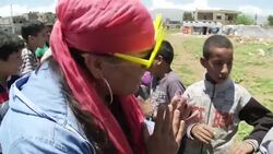 Laughter Yoga Therapy for Syrian refugee children in Lebanon News Clip