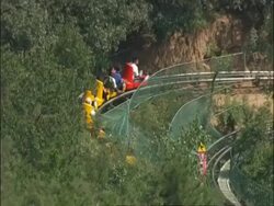Ride at Great Wall of China, Badaling, China Stock Footage