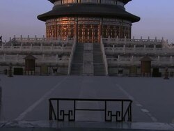 WS TU Shot of Hall of Prayer for Good Harvest in Temple of Heaven / Beijing, China Stock Footage