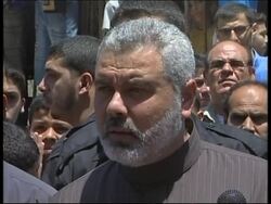 Haniyeh bites, Gaza peace demo, Israeli airstrike, Fatah bite, Sderot evacuees News Clip