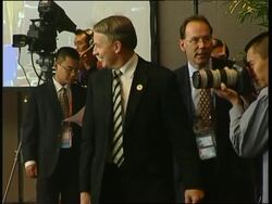 Rice meets Chilean FM. ADDS Foreign Ministers' meeting News Clip