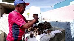 VOICED : Limpian esqueletos de familiares para Dia de Muertos en Mexico News Clip